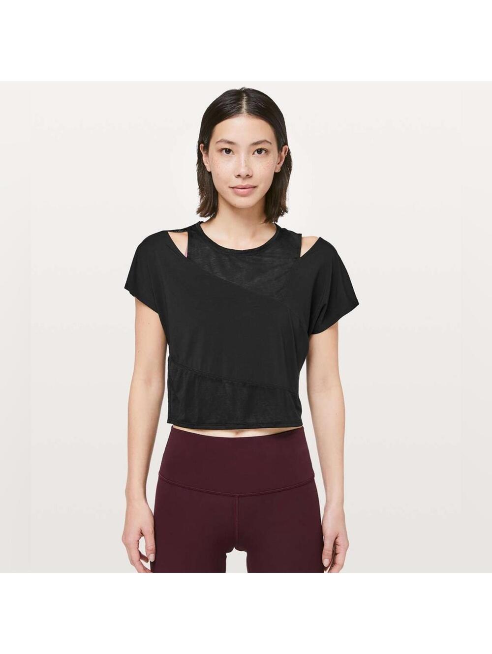 Lululemon No Inhibitions Tee Black